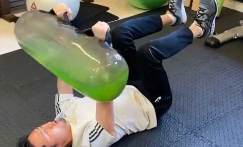 1円★ウォーターバッグ 体幹トレーニング トレーニング方法 器具 3~6L 水 筋トレ シェイプアップ エクササイズ GOLDAXE : ウォーターバッグフィットネスバッグ、ウォーターバッグ